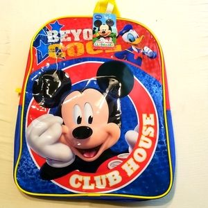 Authentic‼️Please Send To Poshmark Mickey Mouse Club Back Pack..